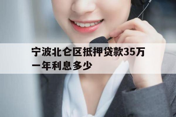 宁波北仑区抵押贷款35万一年利息多少